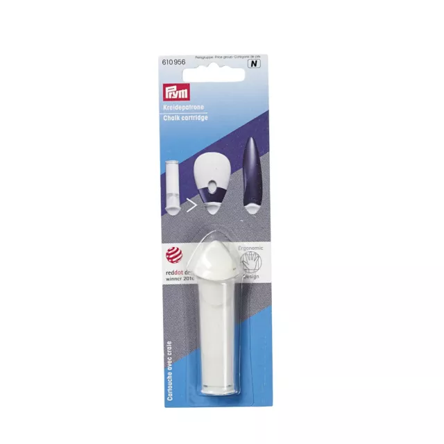 Prym Chalk Refill White 610956 yellow 610957 - mouse/stick wheel sewing Quilting