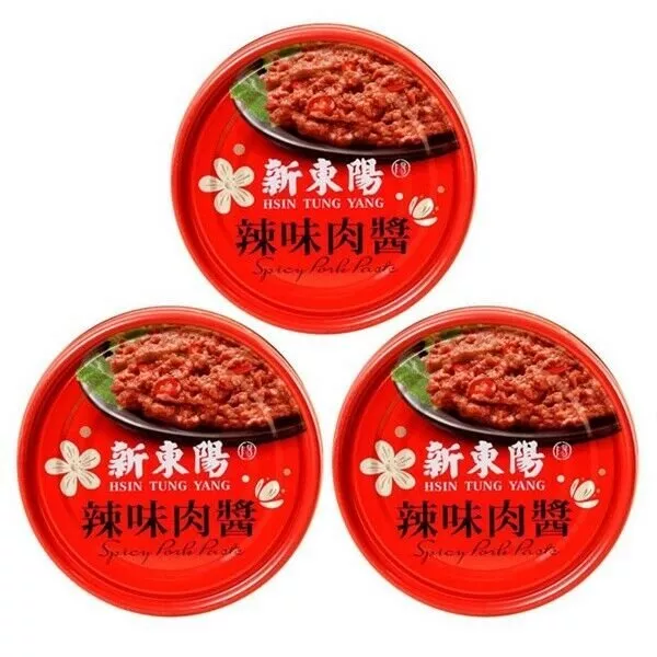 新東陽辣味肉醬 Hsin Tung Yang Spicy Pork Paste 147g x 3