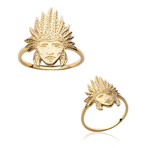 BELLE BAGUE CHEVALIERE ANCIENNE en OR JAUNE 18K 750/1000° avec ONYX / T