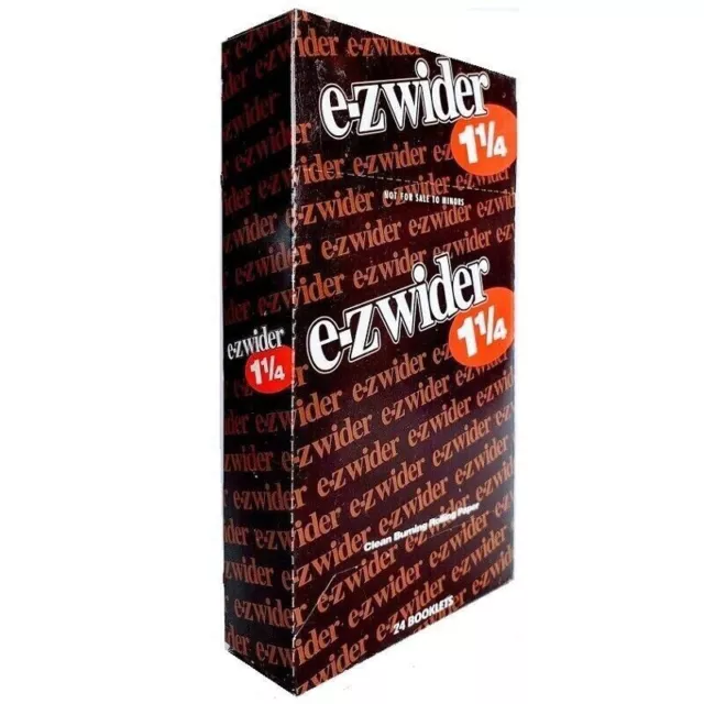 EZ Wider Rolling Papers 1 1/4 (1.25) (24ct) - Display Brand New