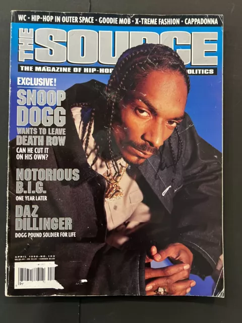 THE SOURCE MAGAZINE #103 April 1998 Snoop Dogg Death Row Daz