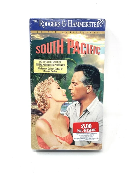 SOUTH PACIFIC (VHS 1984) 1958 Rodgers & Hammerstein Musical Brand New ...