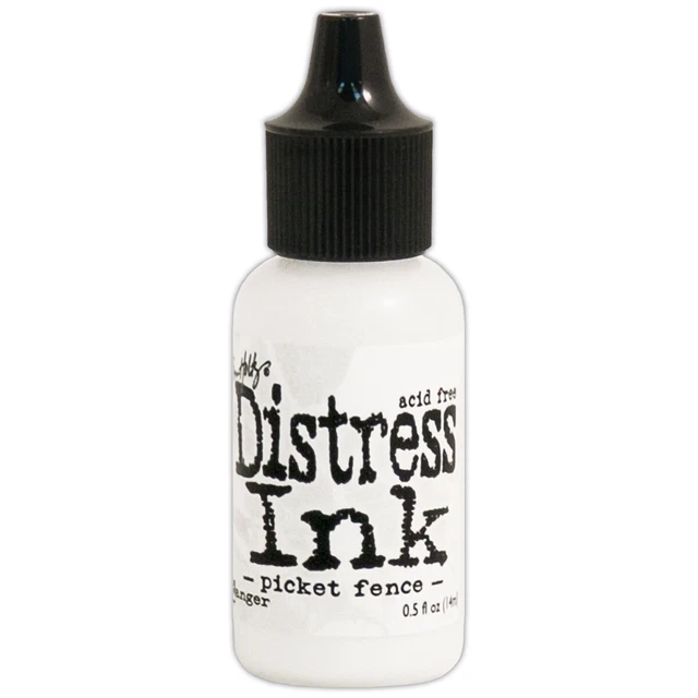 Tim Holtz Distress Pad Reinker .5oz-Picket Fence -TXR40798