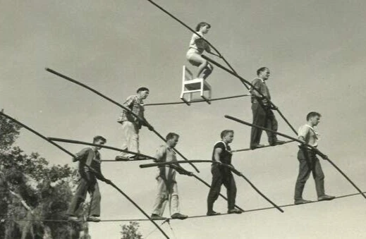 Antique Circus Practice Photo 2184b Oddleys Strange & Bizarre