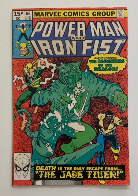 Power Man & Iron Fist #66 Bronze Age 2nd Appearance Sabretooth (Marvel 1980) FN-