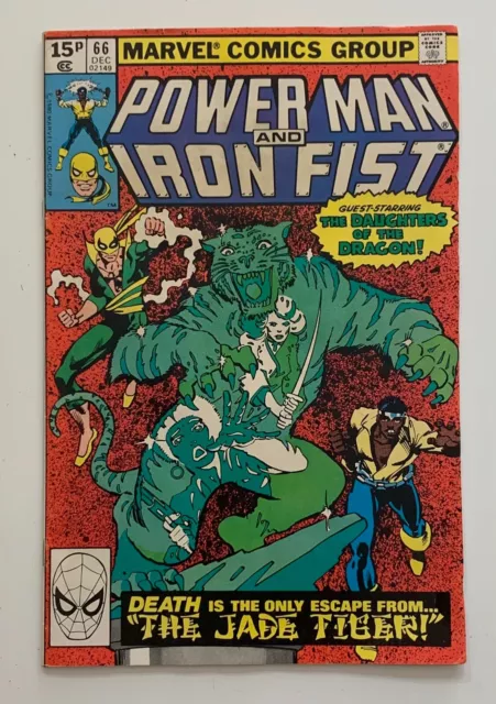 Power Man & Iron Fist #66 Bronze Age 2nd Appearance Sabretooth (Marvel 1980) FN-