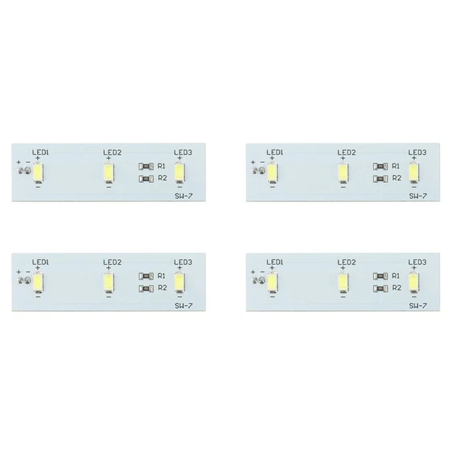 4X for Refrigerator LED Light Strip Bar Replacement for Electrolux7244