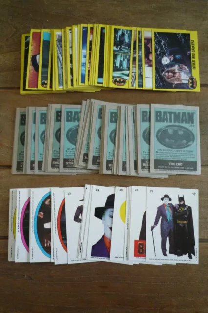 Topps Batman Karten - 2. Serie von 1989 - fast neuwertig! - Wählen Sie Ihre Karten!