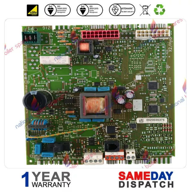 Saunier Duval Thema Condens F18E Sb & F24E Sb Boiler Pcb 0020018478