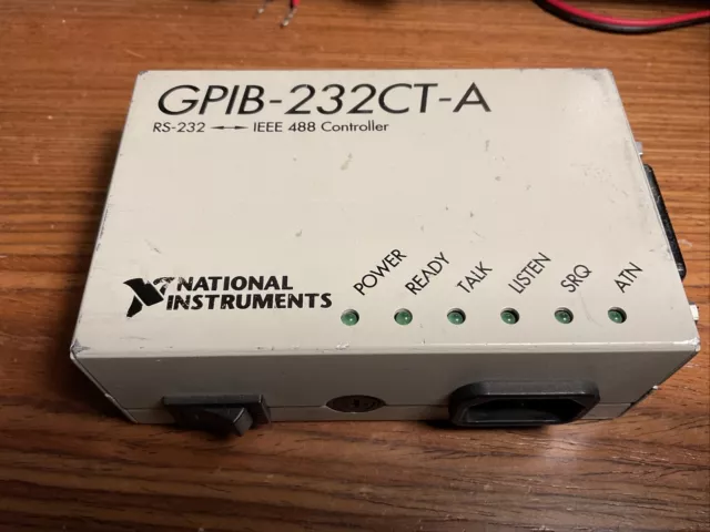 National Instruments NI GPIB-232CV-A RS-232  --  IEEE 488 Converter