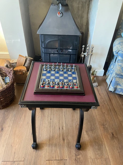 The battle of Waterloo Chess set by Franklin Mint
