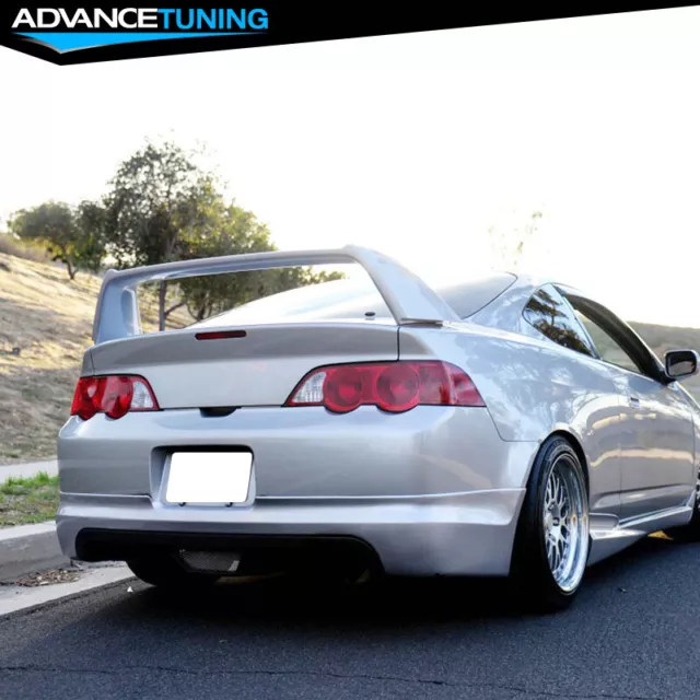 Fits 02-04 Acura RSX Coupe 2DR Mugen Style Rear Bumper Lip Diffuser Spoiler - PU 2