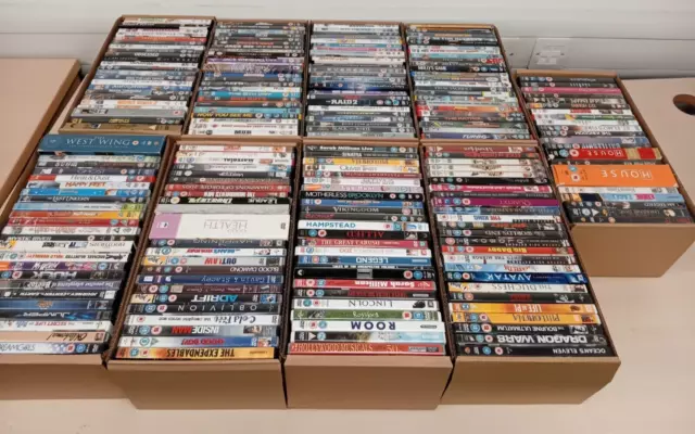 LARGE DVD 200+ JOB LOT / BUNDLE Large Mixed Genre Collection Family Comedy Kid J