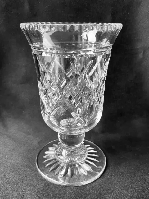 Stunning Stuart Crystal Celery Vase, Cut Crystal, Etched On Base