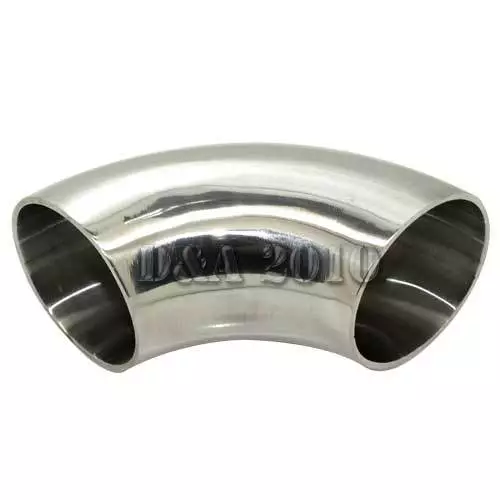 φ38 OD38mm 1.5'' Sanitary Weld Elbow Pipe Fitting 90 Degree Stainless Steel 304