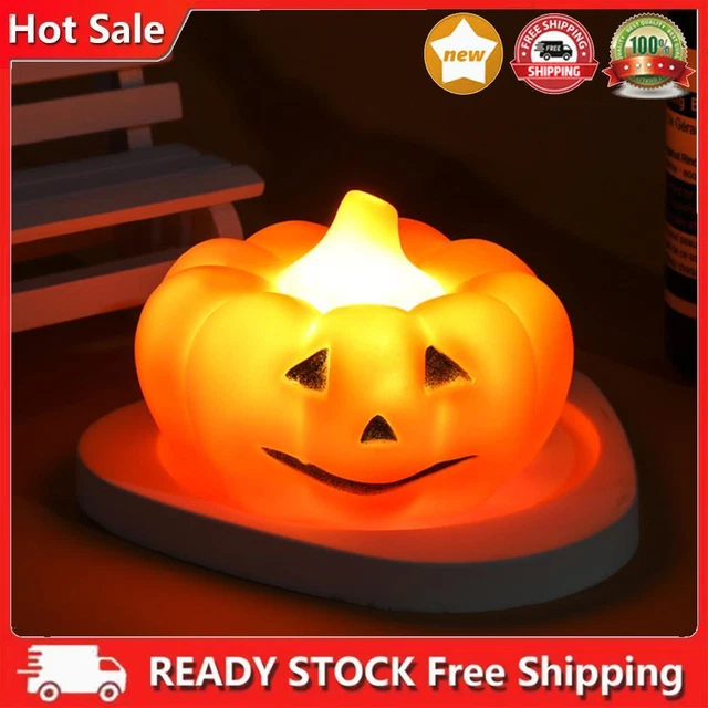 NOVELTY FLASH PUMPKIN Lamp Toy Mini LED Pumpkin Lights for Home Party