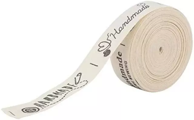 5 Yards Cotton Ribbon, 1,5 Cm Breite Geschenk Vorhanden Paket Supply Kleidung La