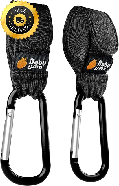 Buggy Clips von Baby Uma - dreifach preisgekrönt: normal, schwarz & silber