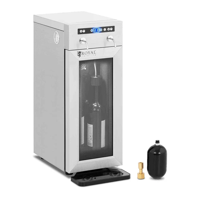 Royal Catering Weinkühlschrank Kühlschrank Spender mit Wasserhähnen 2 Flaschen Royal Catering Weinkühlschrank Kühlschrank Spender mit Wasserhähnen 2 Flaschen