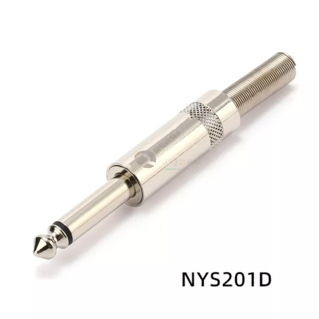 1/4" TS TRS 6.35mm Jack Plug Neutrik Rean Stereo 2Pole Mono Plug Connector Audio