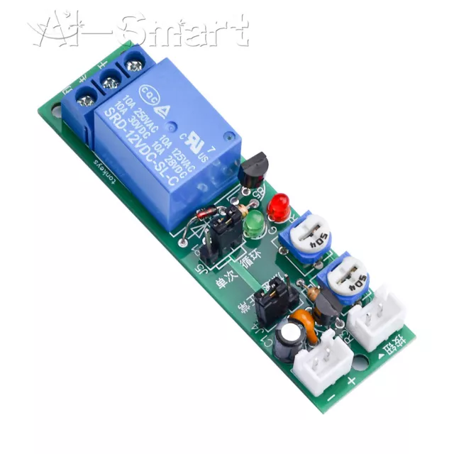 DC 5V 12V 24V 0-24h Adjustable Cycle Timer Delay Relay Module On/Off Switch JK11