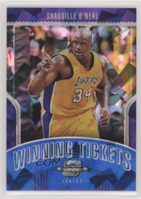 2018 Contenders Optic Winning Tickets Prizms Blue Cracked Ice Shaquille O'Neal