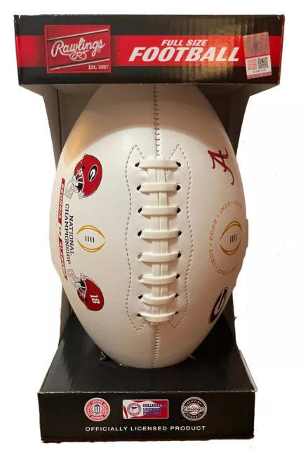 2021 National Championship Game Georgia Bulldogs Vs Alabama Full Size Football