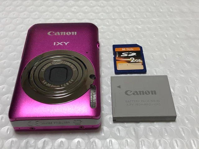 Canon　IXY 210F PC1588 Canon IXY 210F Pink 12MP 4x F2.8, 3.0inch, Digital Camera