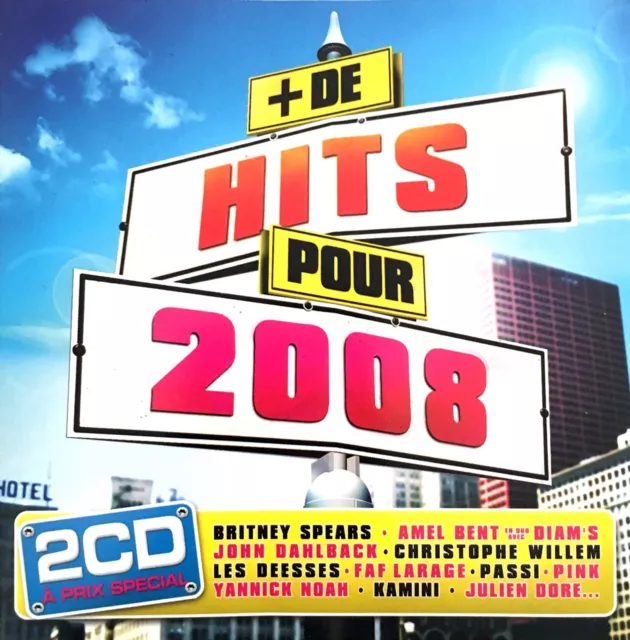 Compilation 2xCD + De Hits Pour 2008 - France (M/VG+)