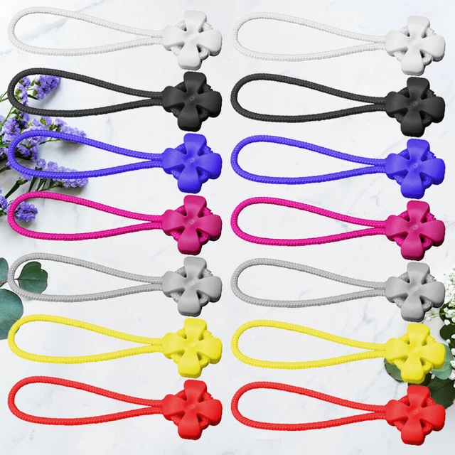 70 Pcs Non-slip Zipper Pulls Tote Labels Zipper Fixer Slider