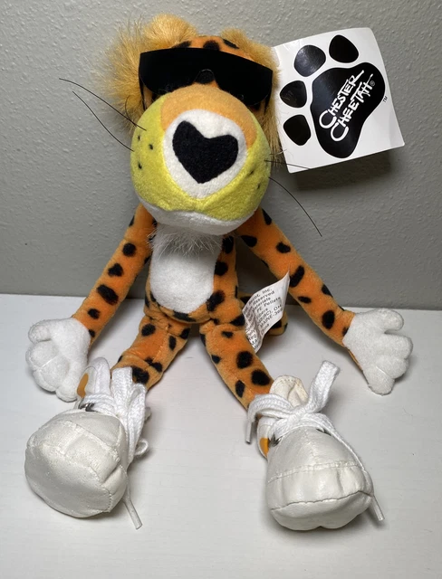 VINTAGE 1998 CHESTER Cheetah Cheetos Mascot Beanbag Plush Stuffed