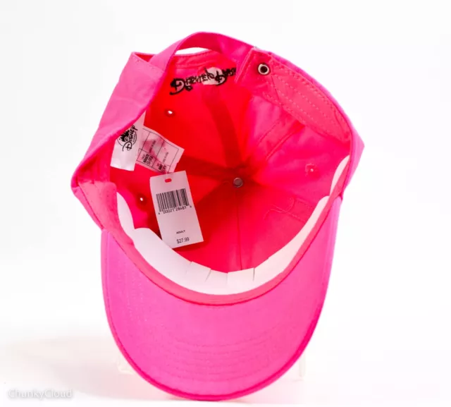 Disney Parks Mickey Mouse Ice Cream Bar Pink Jeweled Adult Strap back Hat NWT 3