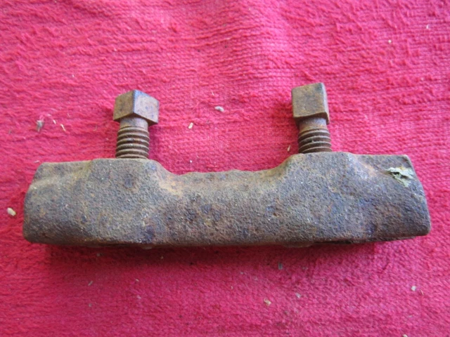 Antique Vintage Barn Hardware, Trolley Track Bracket / Splice