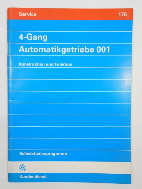 SSP 176 VW 4-Gang Automatikgetriebe 001 Polo 6N Lupo Eigendiagnose Funktionsplan