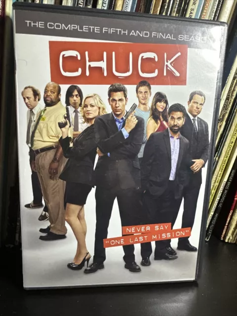 Chuck: The Complete Fifth Season • DVD 📀 • 3 Disc Set • 2012 •