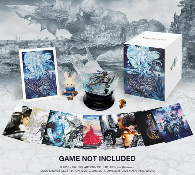 Final Fantasy XIV Endwalker Limited Collector Box Figure Paladin NO GAME FF 14