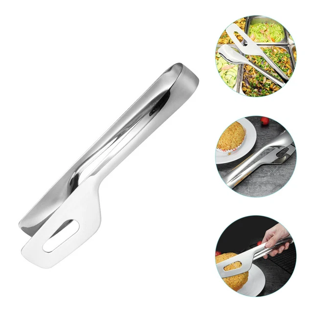Food Serving Tong Barbecue Tongs Kitchen Utensils Stainless Steel BBQ Tongs