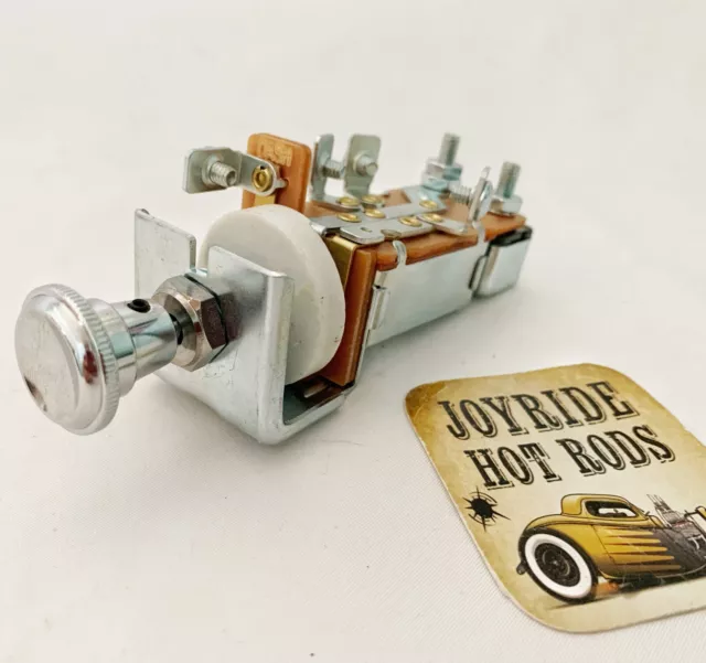 Light Switch for 1947-59 Chevy & GMC Truck or Universal for Hot Rod/ Custom- 12V