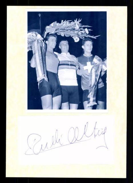 Rudi Altig 1937-2016 Weltmeister 1959 Original Signiert Radsport + G 37122