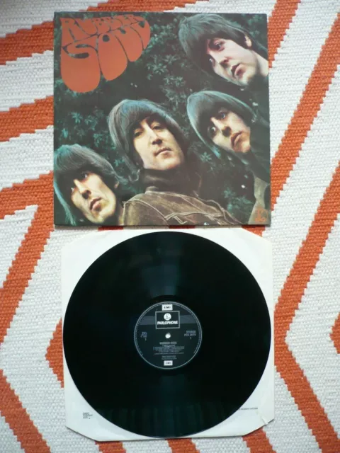 The Beatles Rubber Soul Vinyl UK 2 Box EMI 1984 Press 6/6-1-3-5 HTM LP EXC