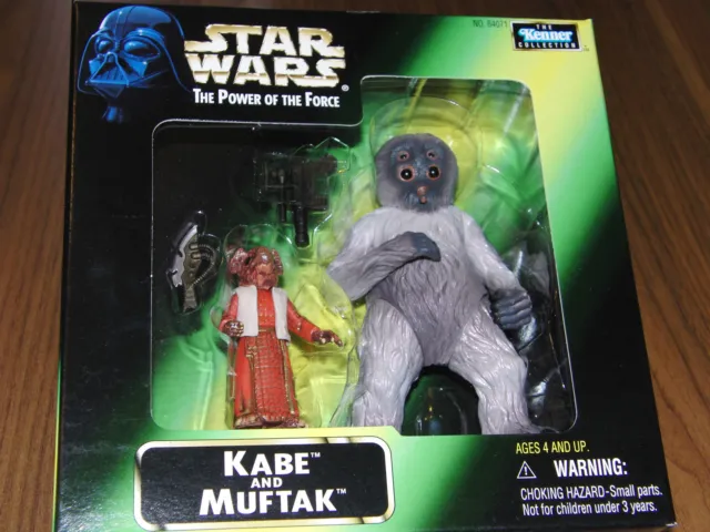 Star Wars Figur The Power of the Force Kabe and Muftak OVP selten