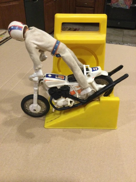 evel knievel stunt cycle action figure