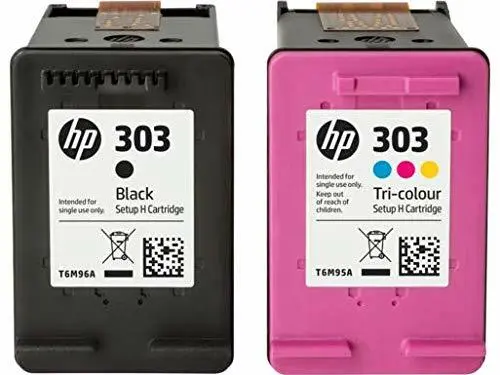 Cartuccia HP 303 inchiostro nero e colore dual pack originale 2