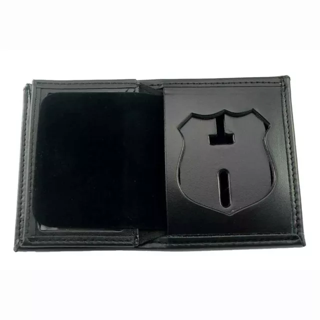 Perfect Fit NY Police Badge Wallet RFID Block Fits NYPD Patrol Officer Shield
