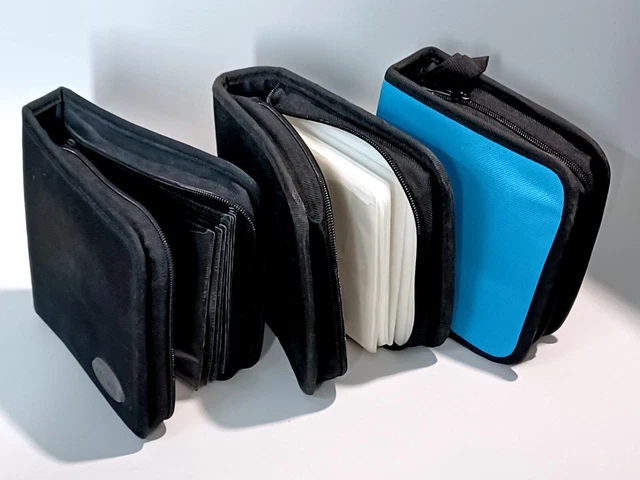 Set of 4 CD DVD Case Holders - Good to fair cond - But 100% usable