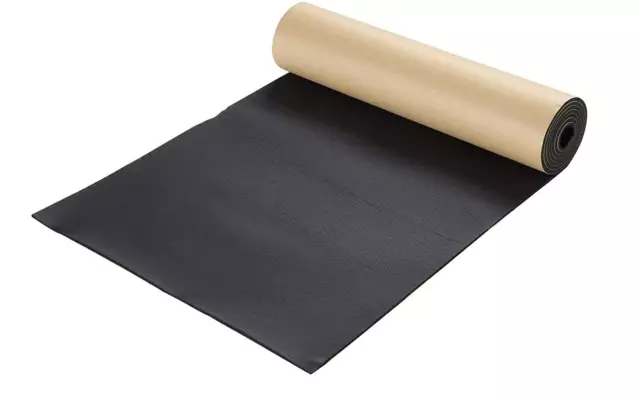 NATGAI Sponge Neoprene with Adhesive Foam Rubber Sheet 1/8” Thick X 12” Wide ...