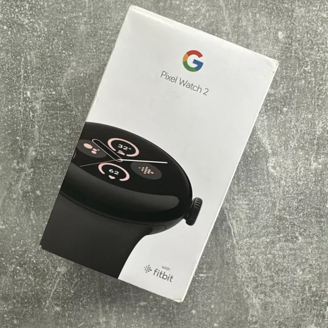 Google Pixel Watch 2 Matte Black G4Tsl Gq6H2 Smartwatch Gps 41Mm Genuine