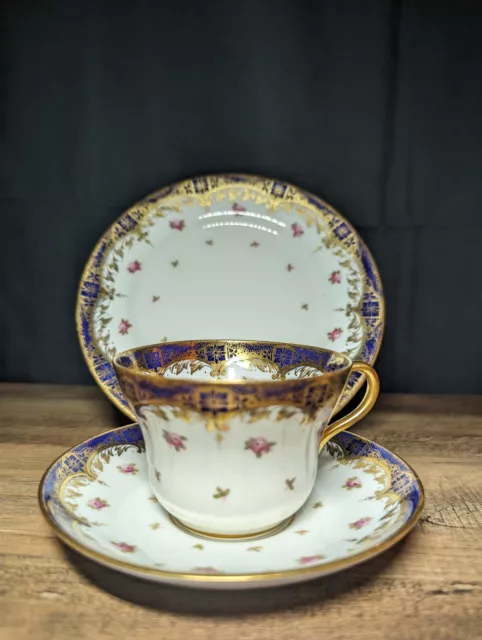 Rare Antique Paragon Star china company tea cup saucer plate early 1900s England