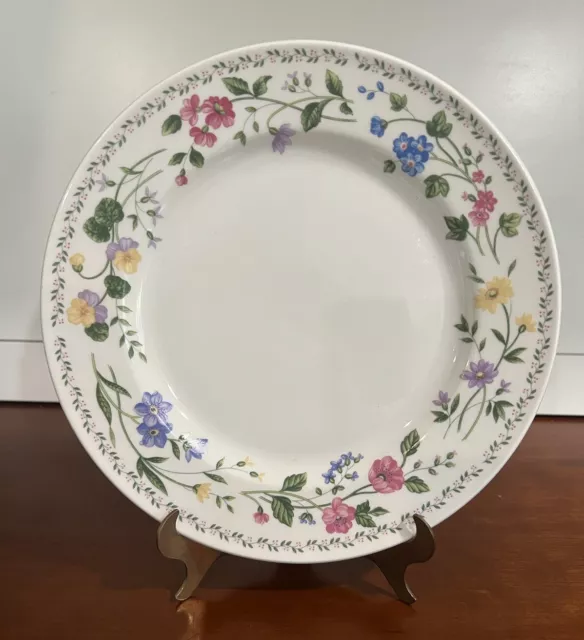 Farberware ENGLISH GARDEN Floral Stoneware Dinner Plates 10 1/2" #225