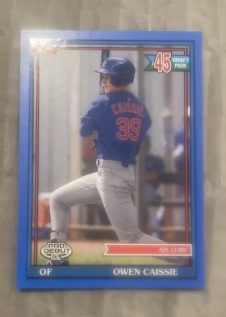 2021 Topps Pro Debut Blue Parallel #071/150 Owen Caissie #PD-181 AZL Cubs